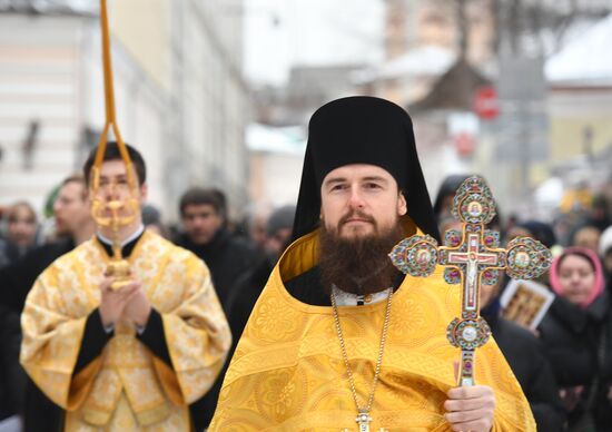 Крестный ход памяти святителя Петра в Москве