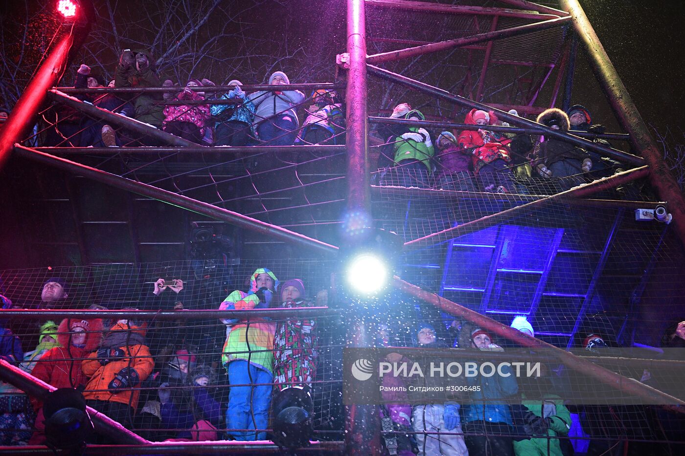 Новогодний праздник в Московском байк-центре