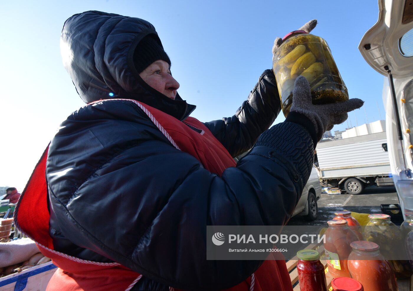 Продовольственная рождественская ярмарка во Владивостоке