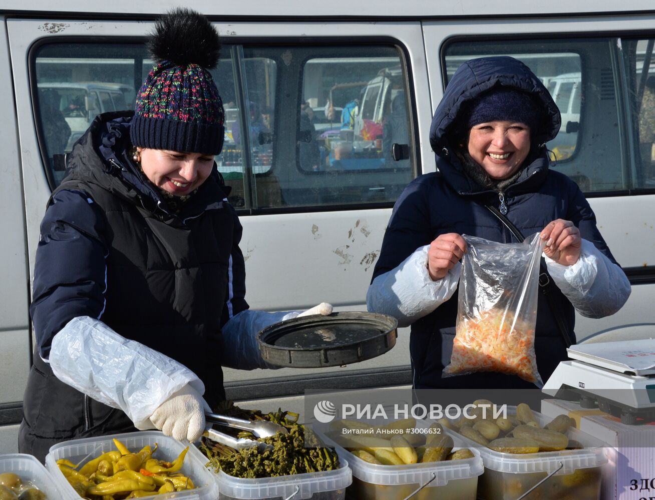 Продовольственная рождественская ярмарка во Владивостоке