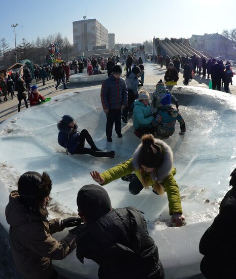 Народные гуляния в Уссурийске