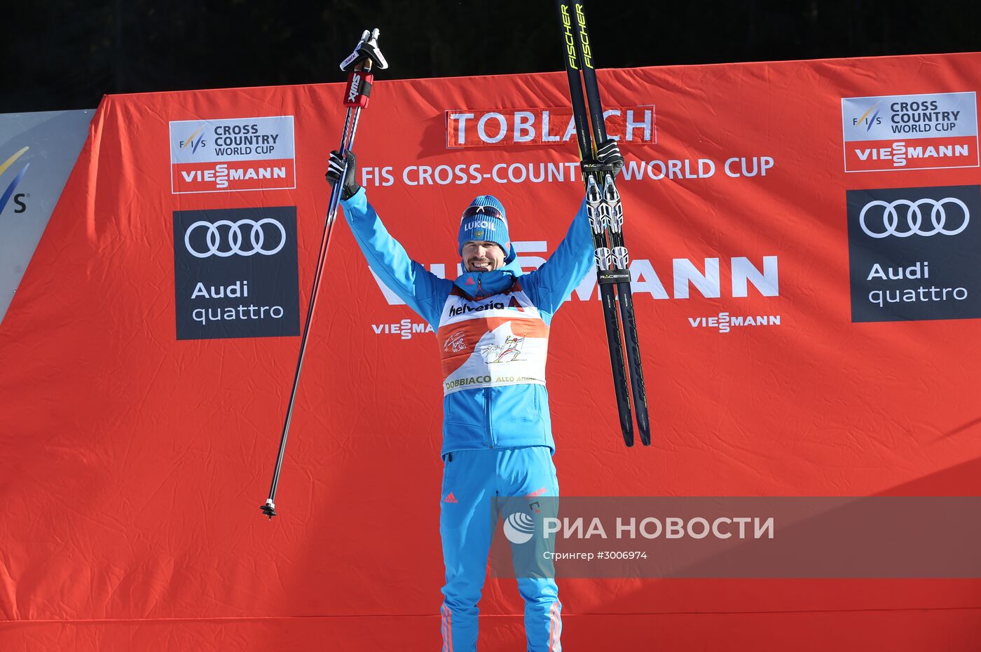 Сергей Устюгов одержал пять побед подряд на "Тур де Ски"