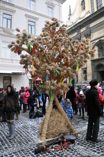 Празднование Рождества на Украине