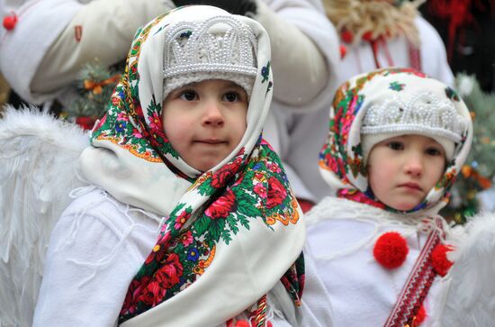 Празднование Рождества на Украине