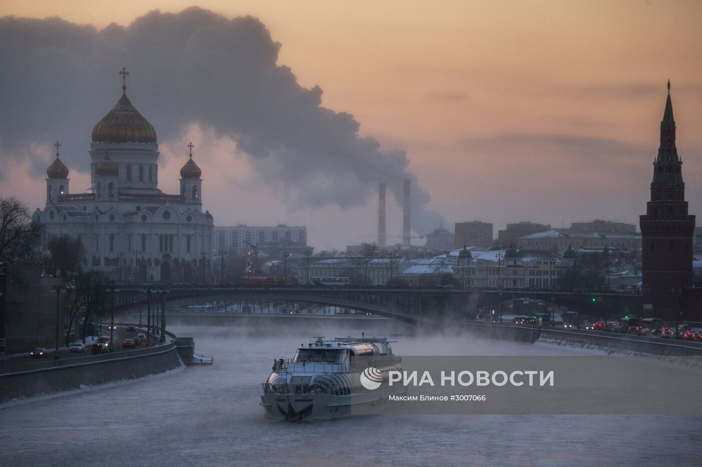 Аномальные морозы в Москве