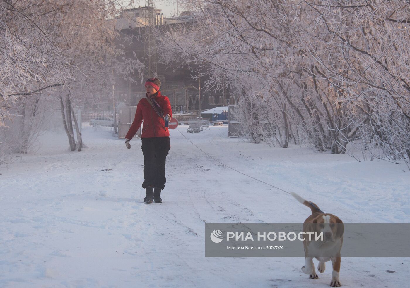 Аномальные морозы в Москве