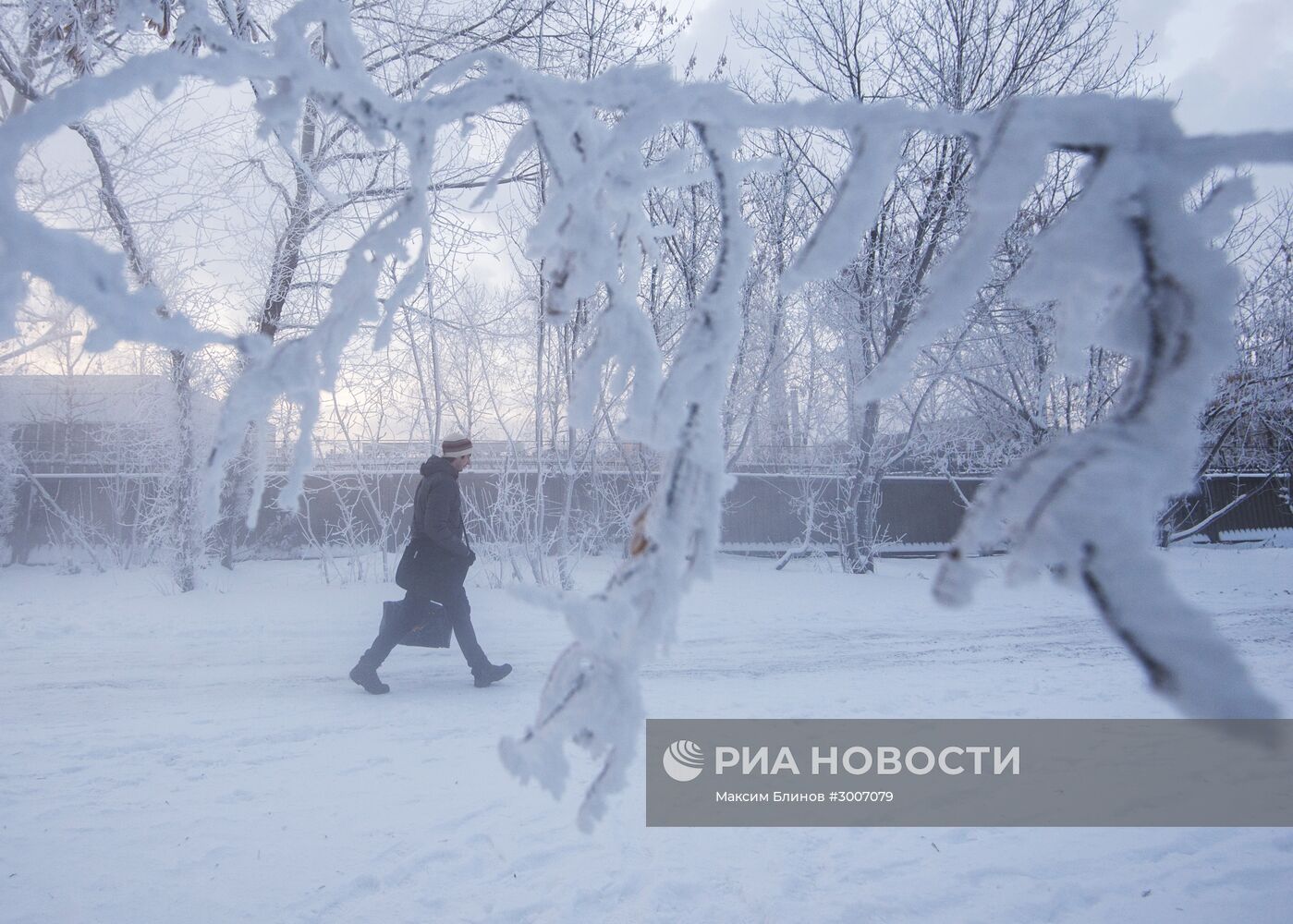 Аномальные морозы в Москве