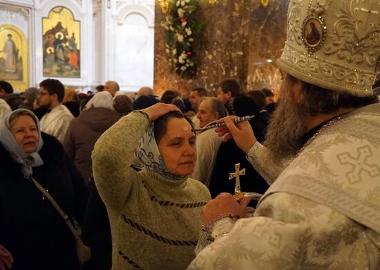 Празднование Рождества Христова в городах России