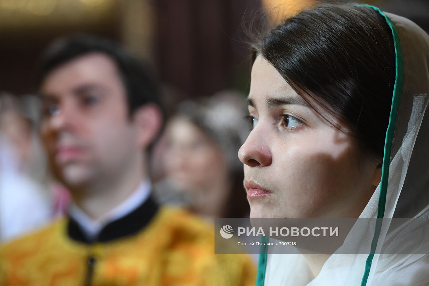 Рождественское богослужение в храме Христа Спасителя