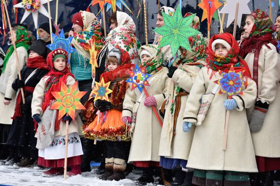 Празднование Рождества на Украине