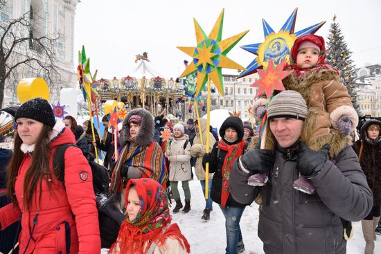 Празднование Рождества на Украине