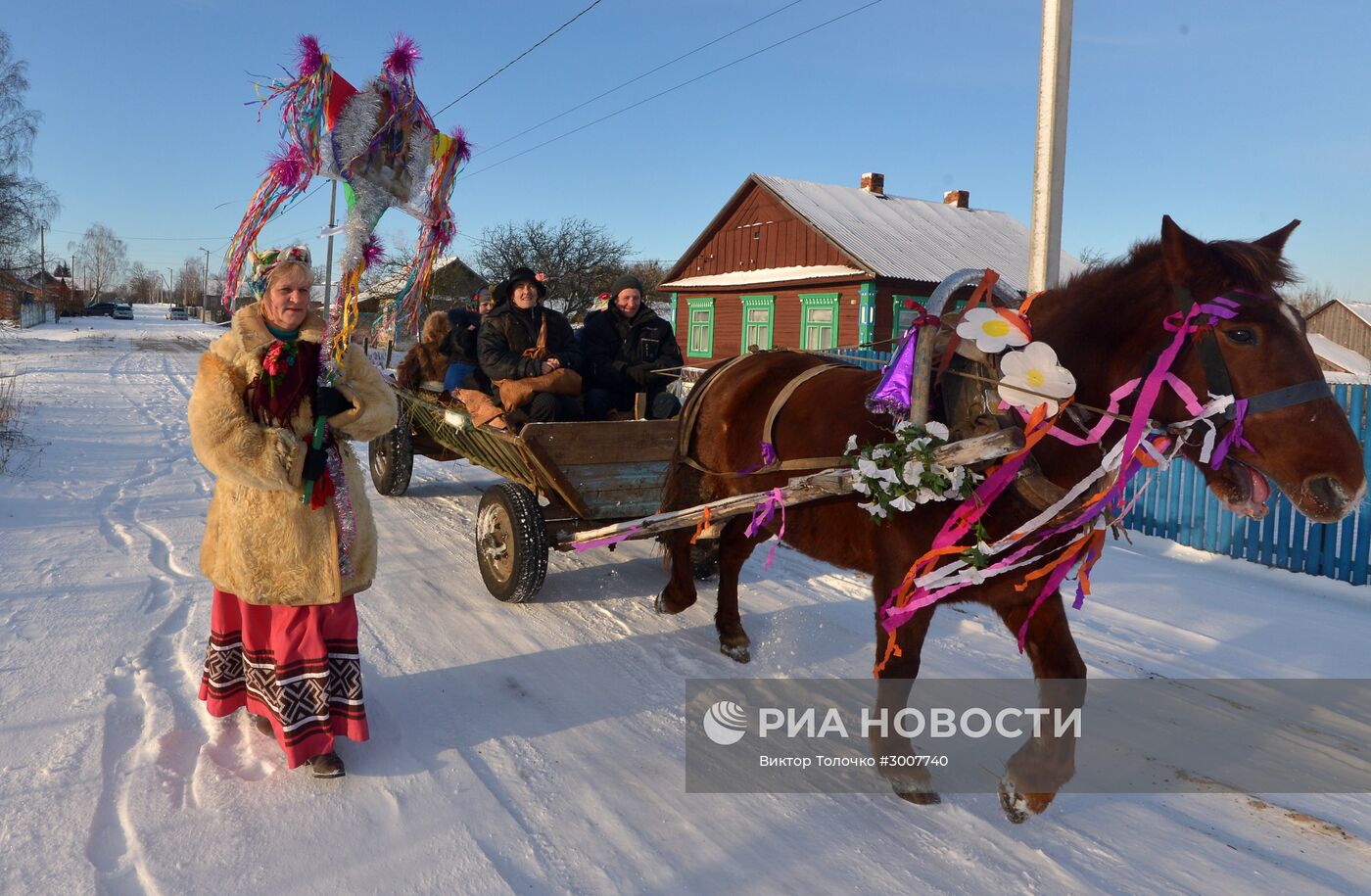 Рождественские гуляния в Белоруссии