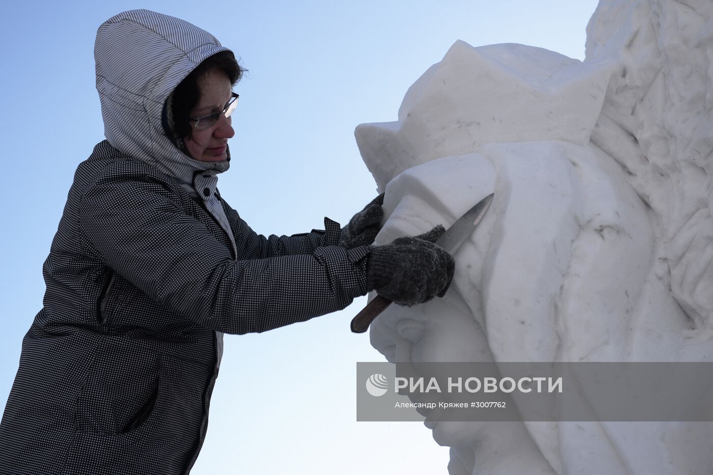 XVII Сибирский фестиваль снежной скульптуры в Новосибирске