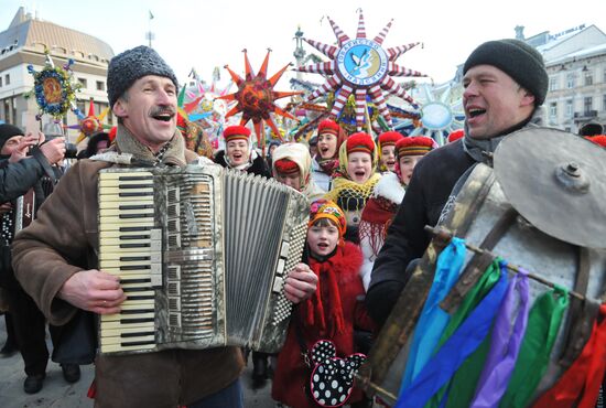 Празднование Рождества на Украине