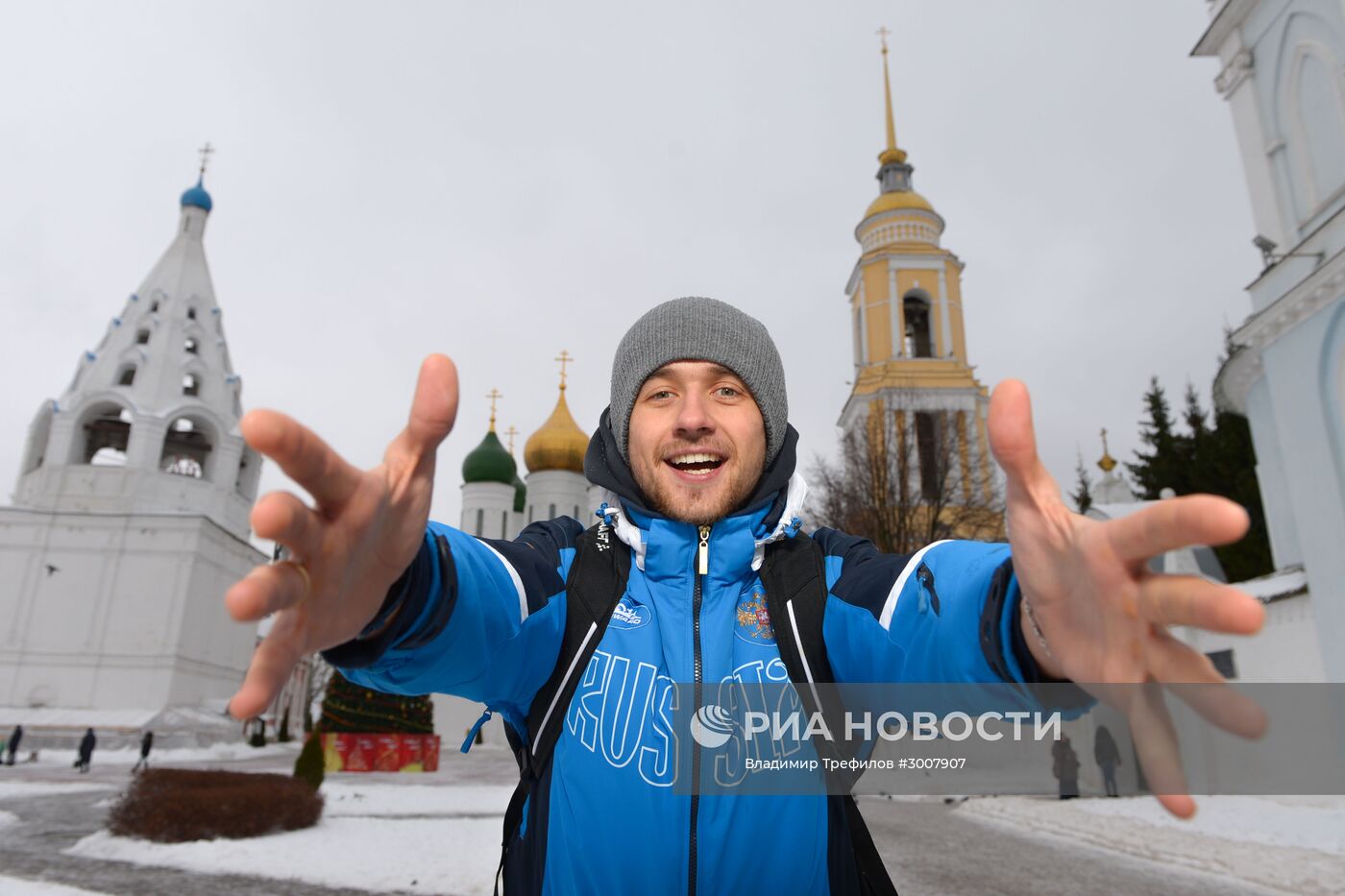 Российский конькобежец Денис Юсков