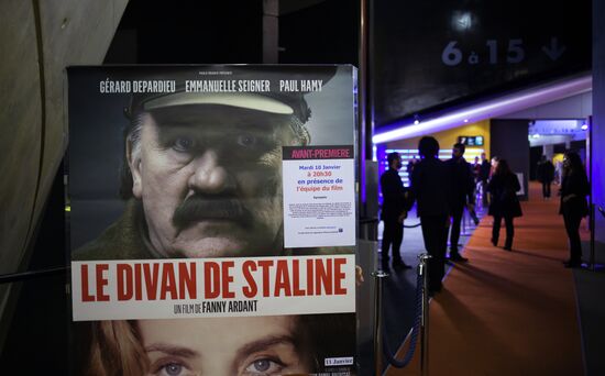 Предпремьерный показ фильма "Диван Сталина" с Жераром Депардье