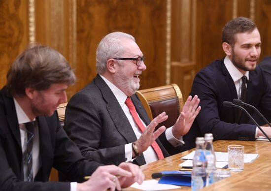Встреча спикера Госдумы РФ В.Володина с председателем ПАСЕ П. Аграмунтом