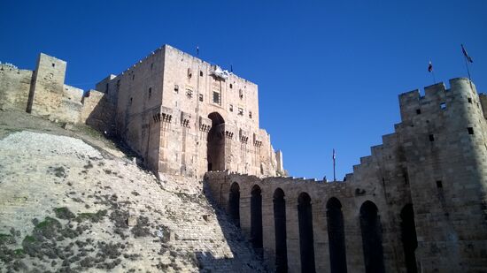 Цитадель Алеппо в Сирии