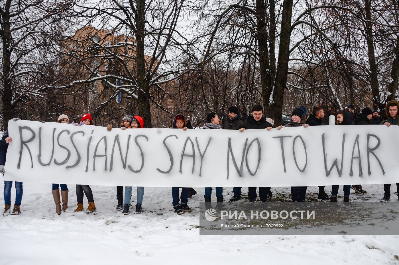 Акция протеста у посольства Германии в Москве