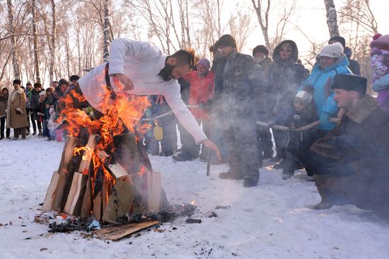 Фестиваль народных игр и забав "Святки-2017" в Челябинской области