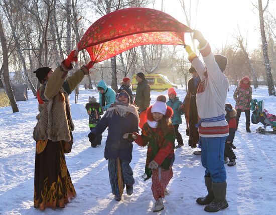 Фестиваль народных игр и забав "Святки-2017" в Челябинской области