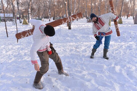 Фестиваль народных игр и забав "Святки-2017" в Челябинской области