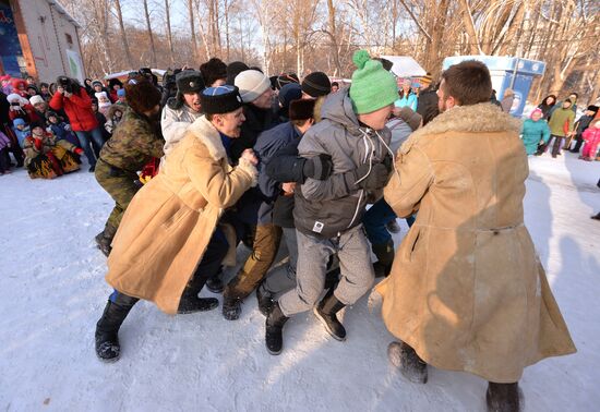 Фестиваль народных игр и забав "Святки-2017" в Челябинской области