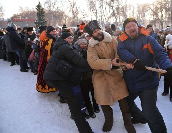 Фестиваль народных игр и забав "Святки-2017" в Челябинской области