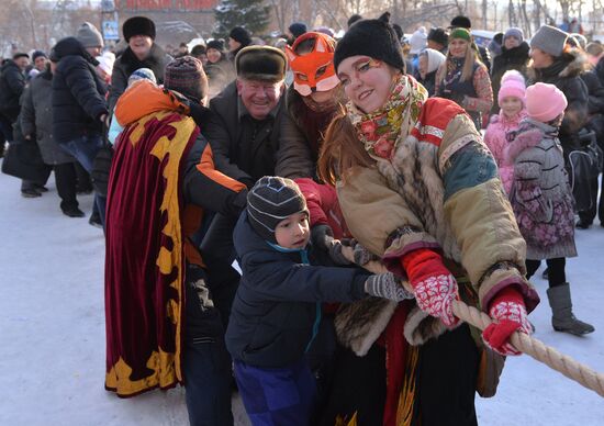 Фестиваль народных игр и забав "Святки-2017" в Челябинской области