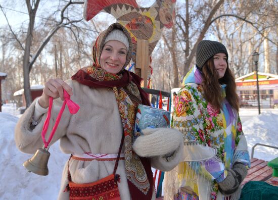 Фестиваль народных игр и забав "Святки-2017" в Челябинской области