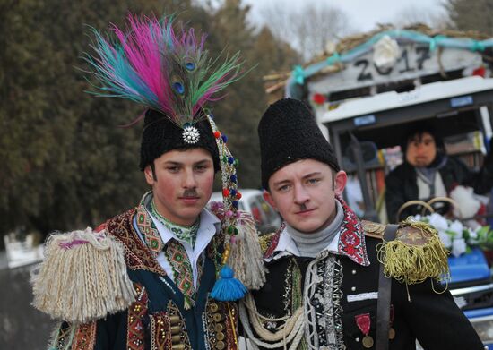 Празднование Старого Нового года в Черновицкой области