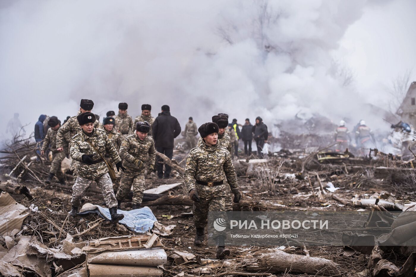 Крушение грузового самолета в Киргизии