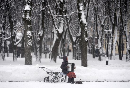Зима в Великом Новгороде