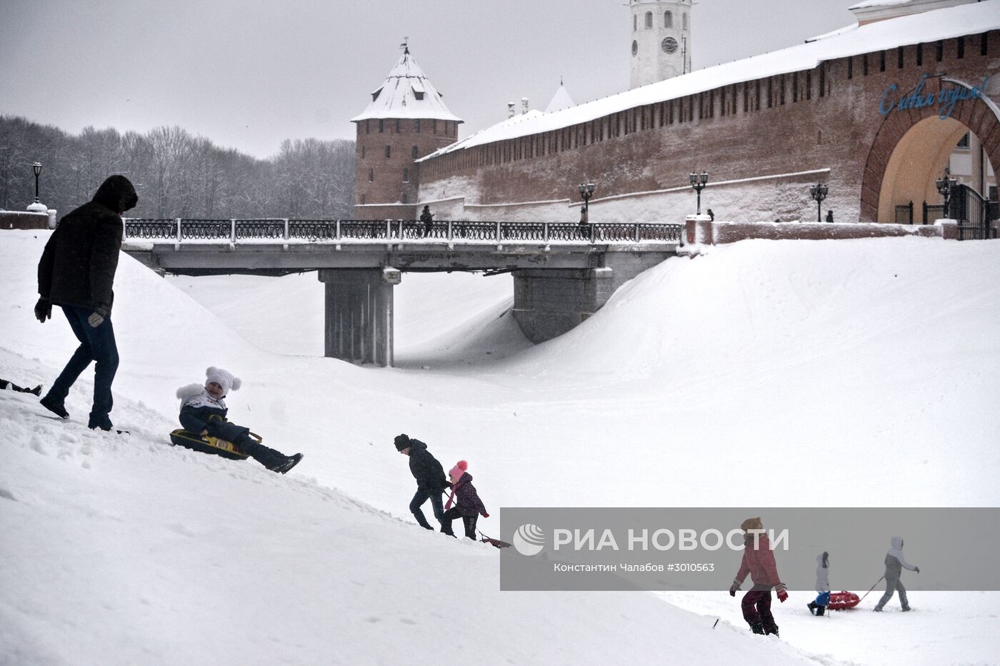 Зима в Великом Новгороде