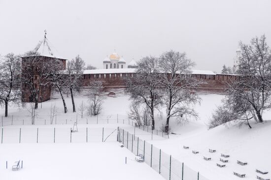 Зима в Великом Новгороде