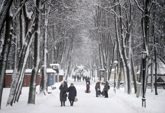 Зима в Великом Новгороде