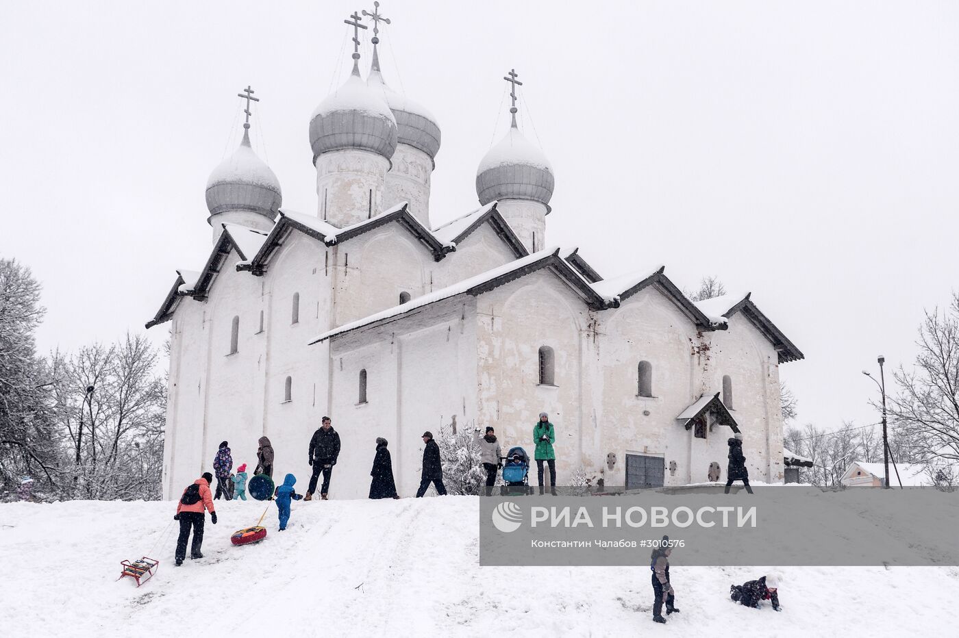 Зима в Великом Новгороде