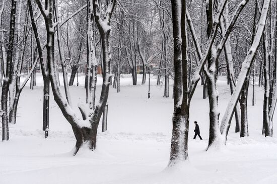 Зима в Великом Новгороде