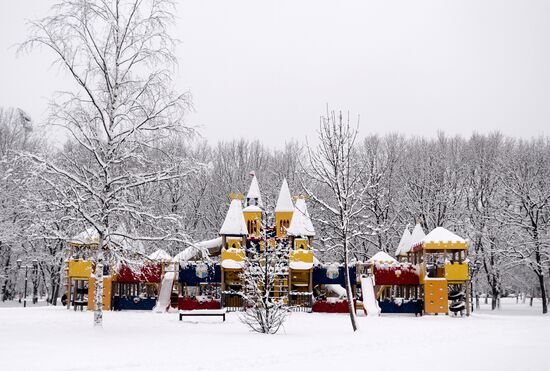 Зима в Великом Новгороде