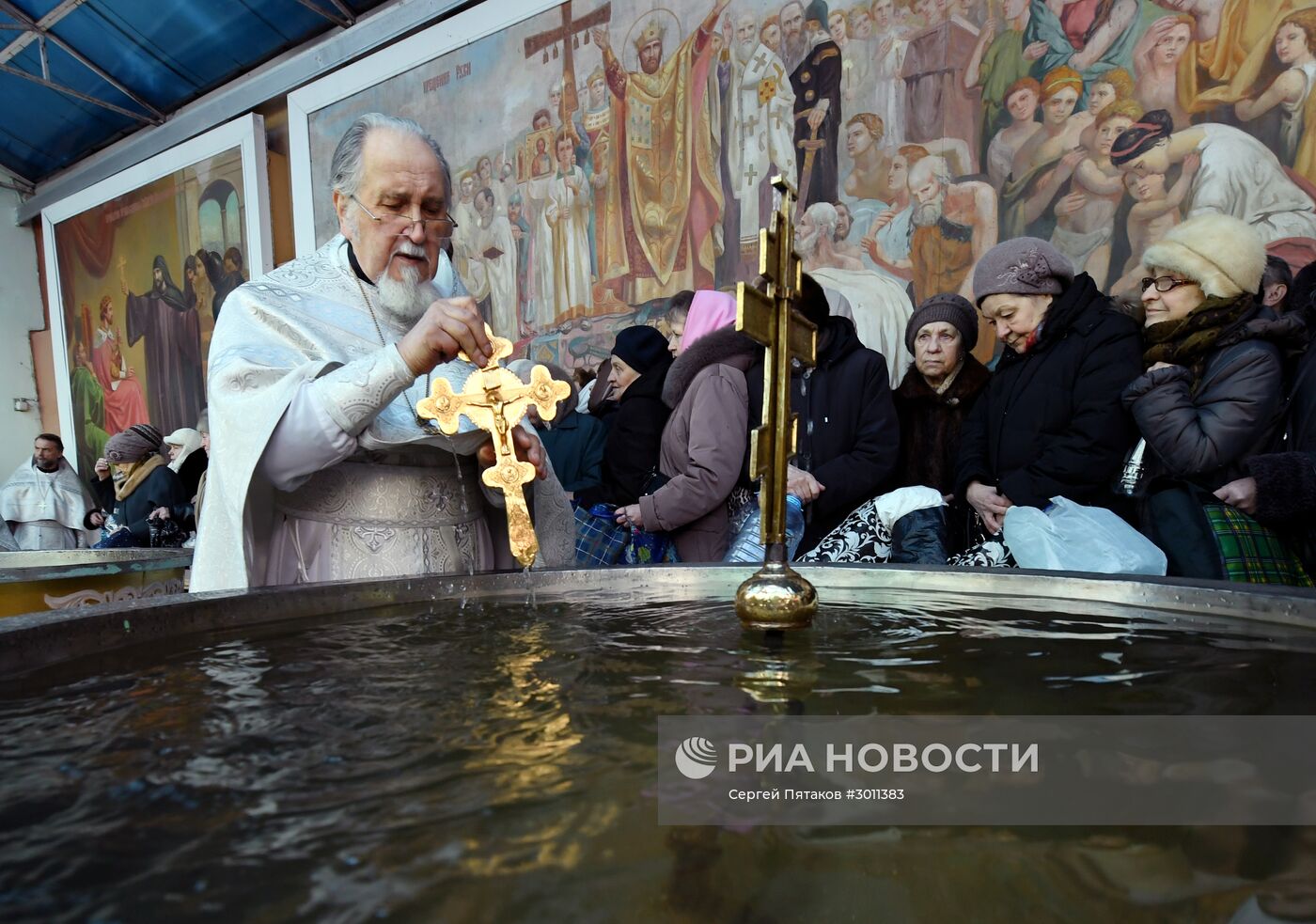 Освящение воды в праздник Крещения Господня