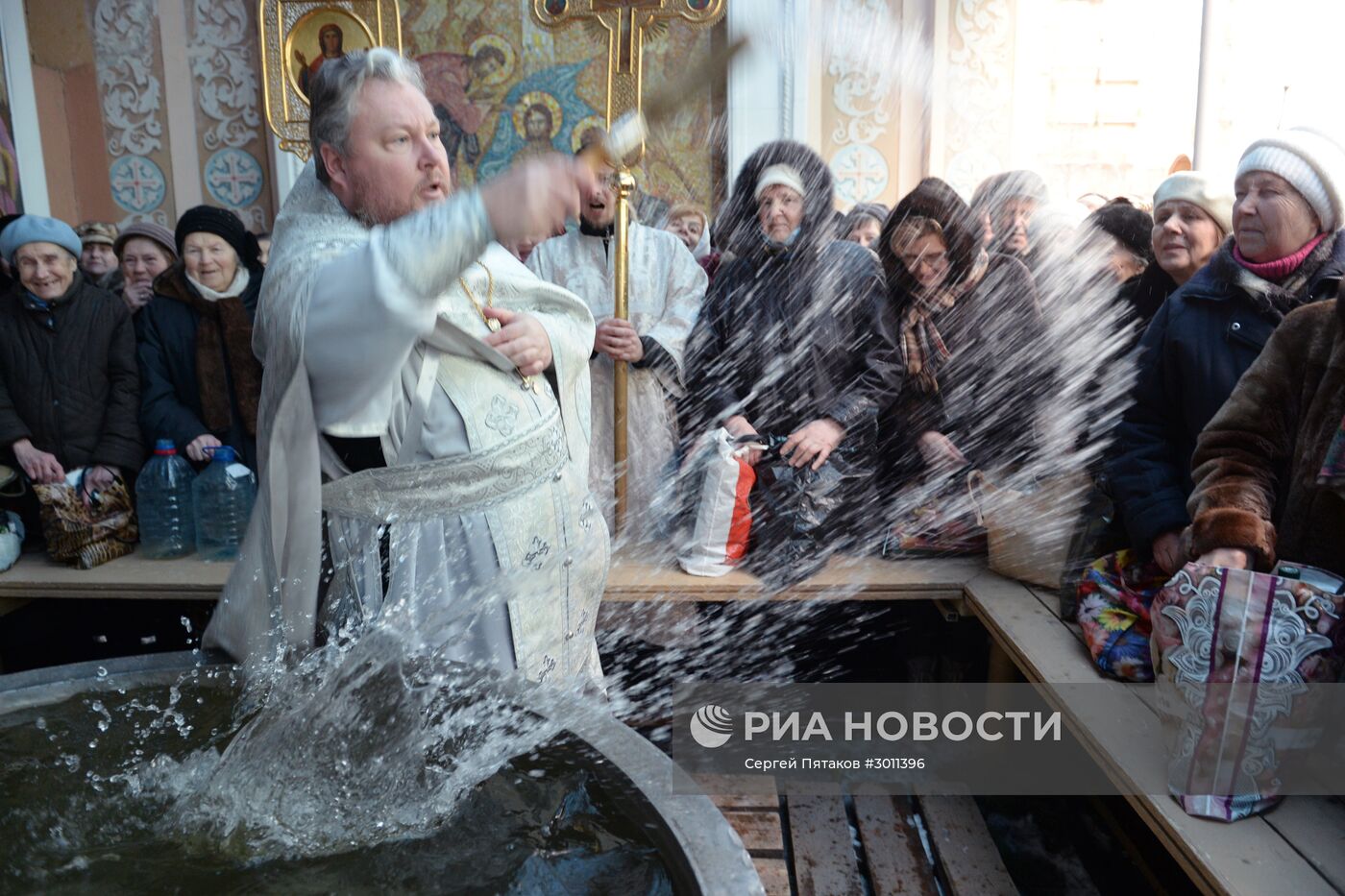 Освящение воды в праздник Крещения Господня