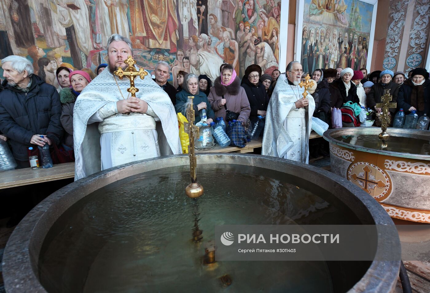 Освящение воды в праздник Крещения Господня