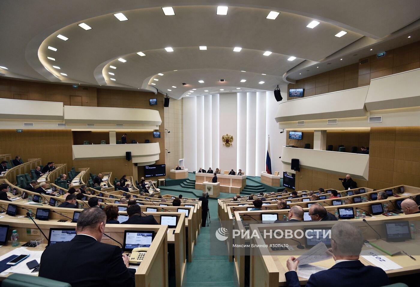 Заседание Совета Федерации РФ