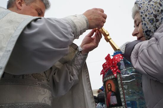 Освящение воды в праздник Крещения Господня