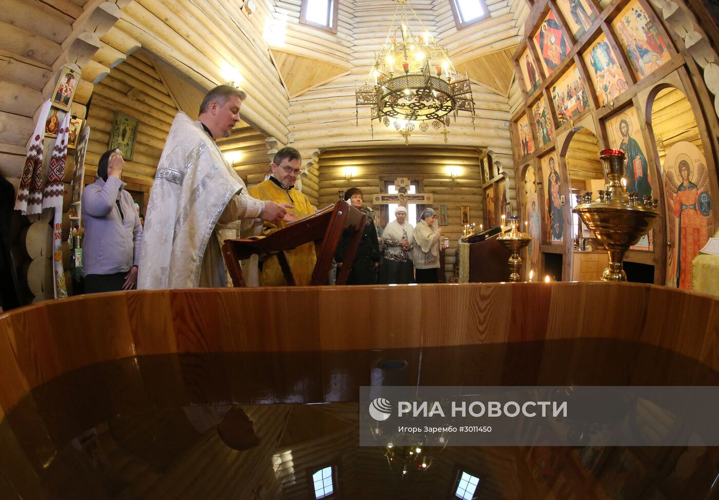 Освящение воды в праздник Крещения Господня