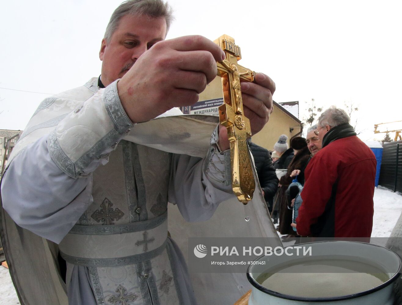 Освящение воды в праздник Крещения Господня