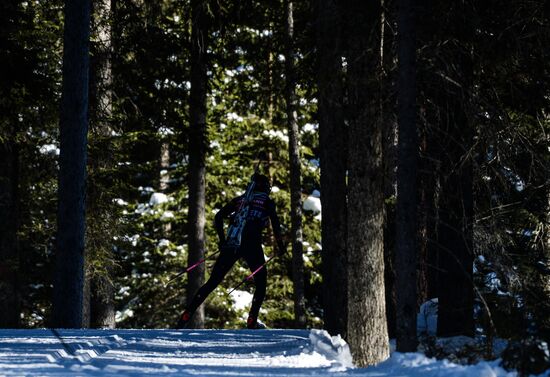 Биатлон. VI этап Кубка мира. Тренировки