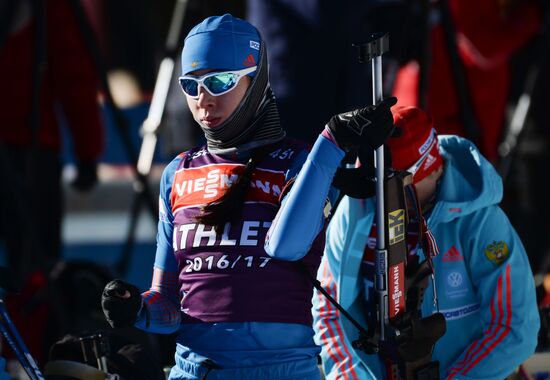 Биатлон. VI этап Кубка мира. Тренировки