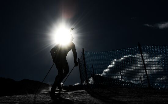 Биатлон. VI этап Кубка мира. Тренировки