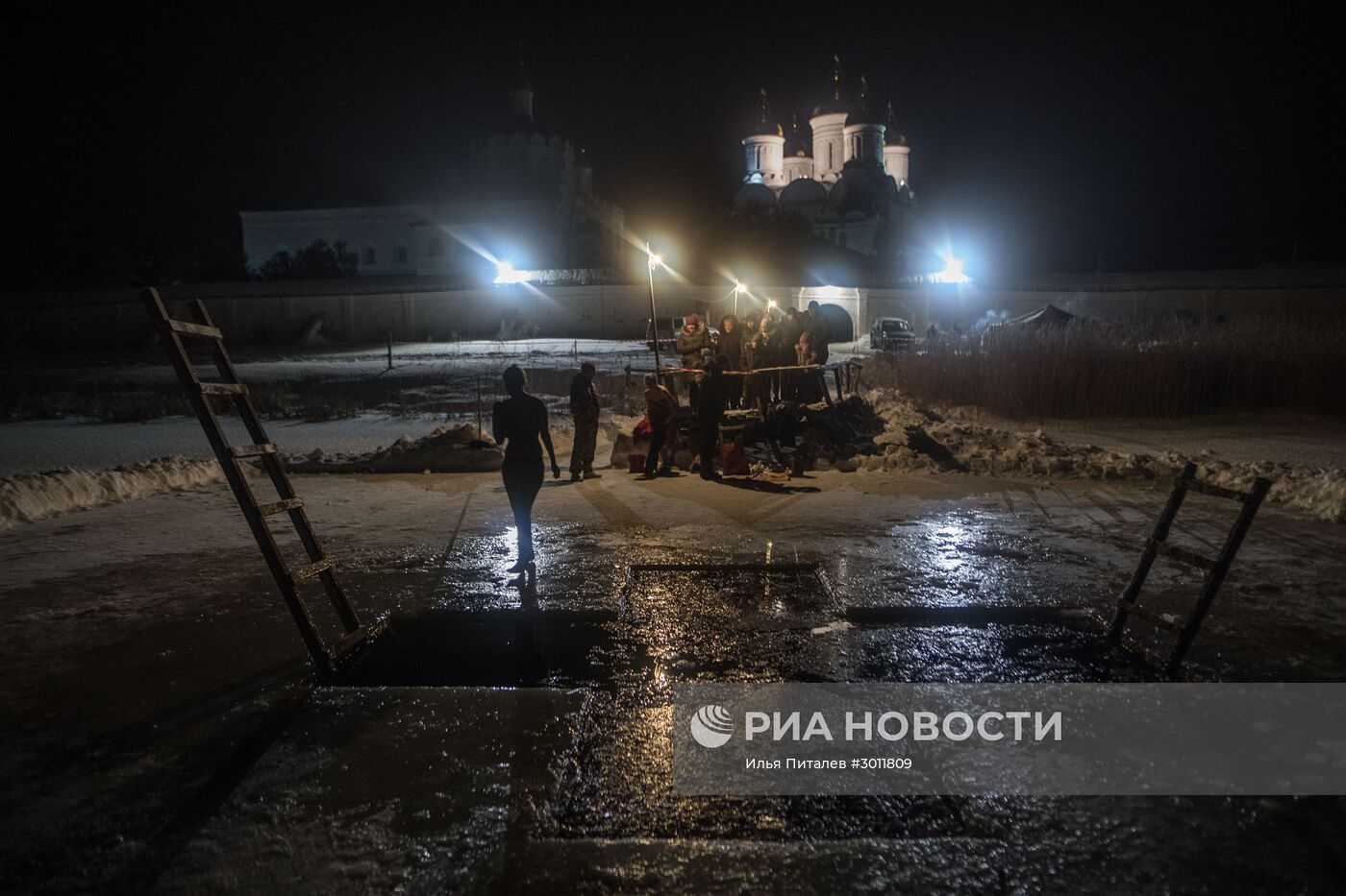 Крещение в Троицком Герасимо-Болдинском мужском монастыре